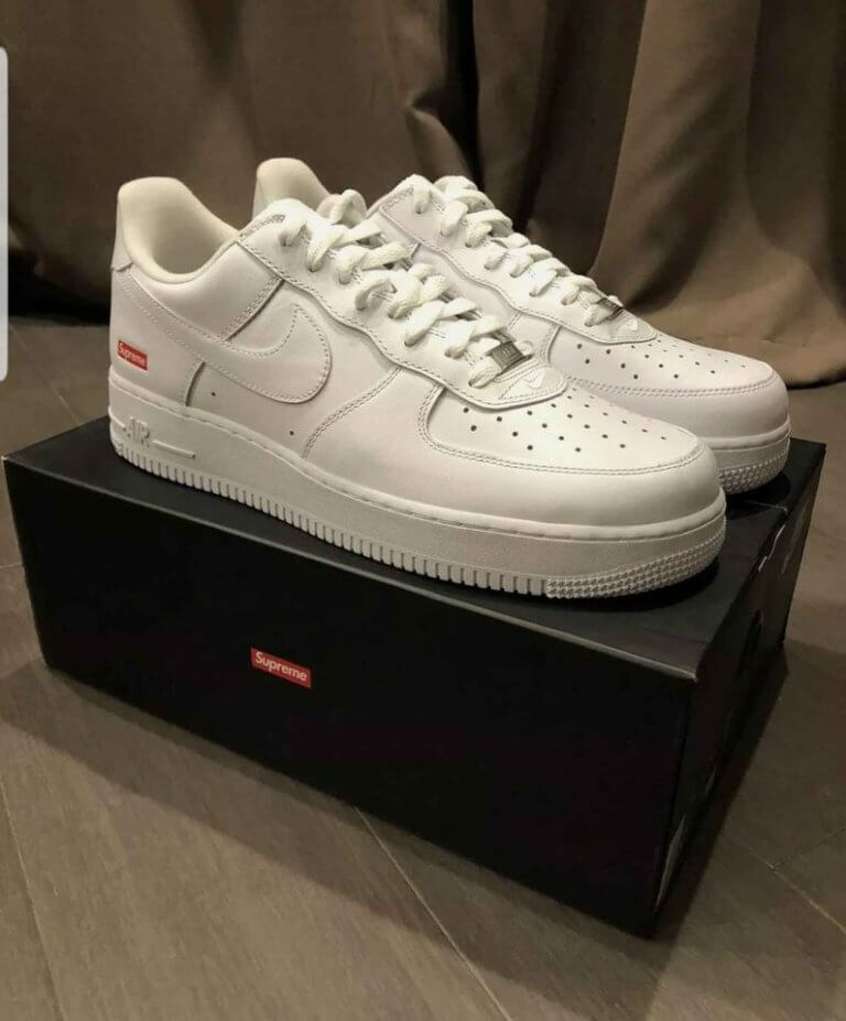 Supreme Nike Air Force 1 Collab New Size 11 White 100% AUTHENTIC ...