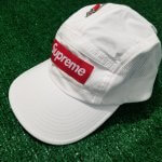 supreme adjustable white hat
