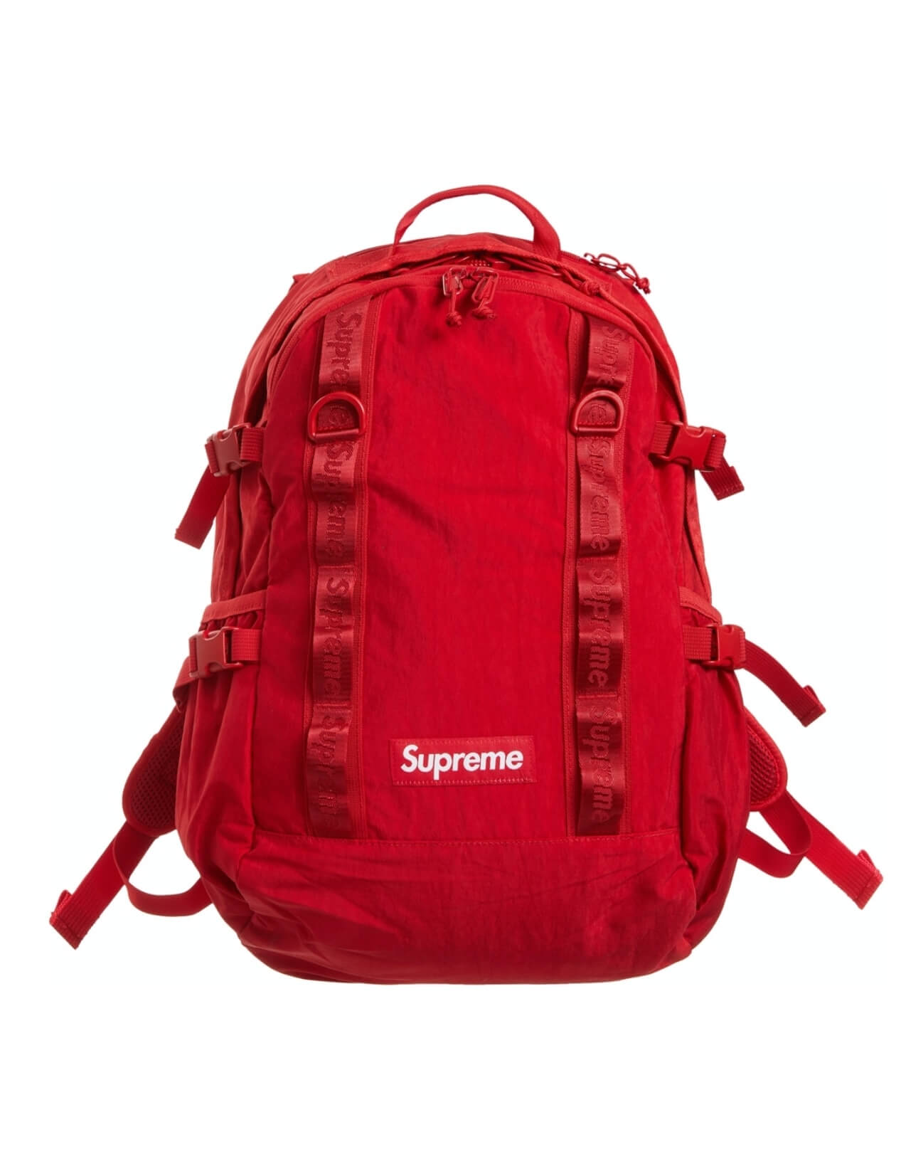 Supreme Backpack Red Color New Design Great Details 100 % Authentic With Receipt