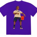 travis scott x mcdonalds action figure tshirt purple 2
