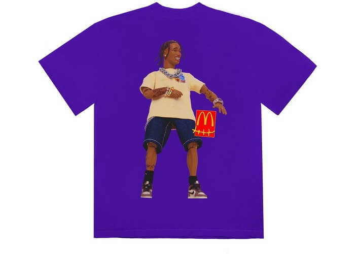 travis scott x mcdonalds action figure tshirt purple 2