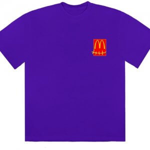 travis scott x mcdonalds action figure tshirt purple 1