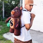 sprayground baller money gold chain bear backpack 6