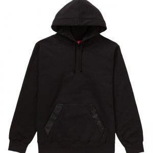 supreme black hoodie 1