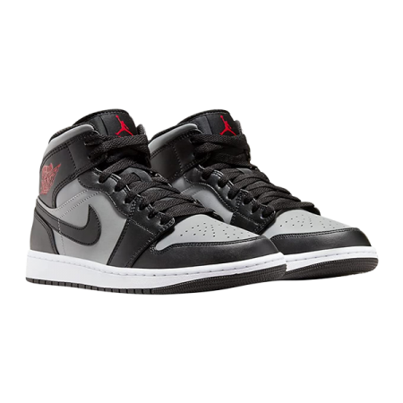 Nike Jordan 1 Mid Shadow Black/Grey - Derek’s Sneakers & Web Services